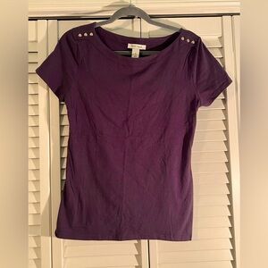 White House Black House Purple Top, size- medium